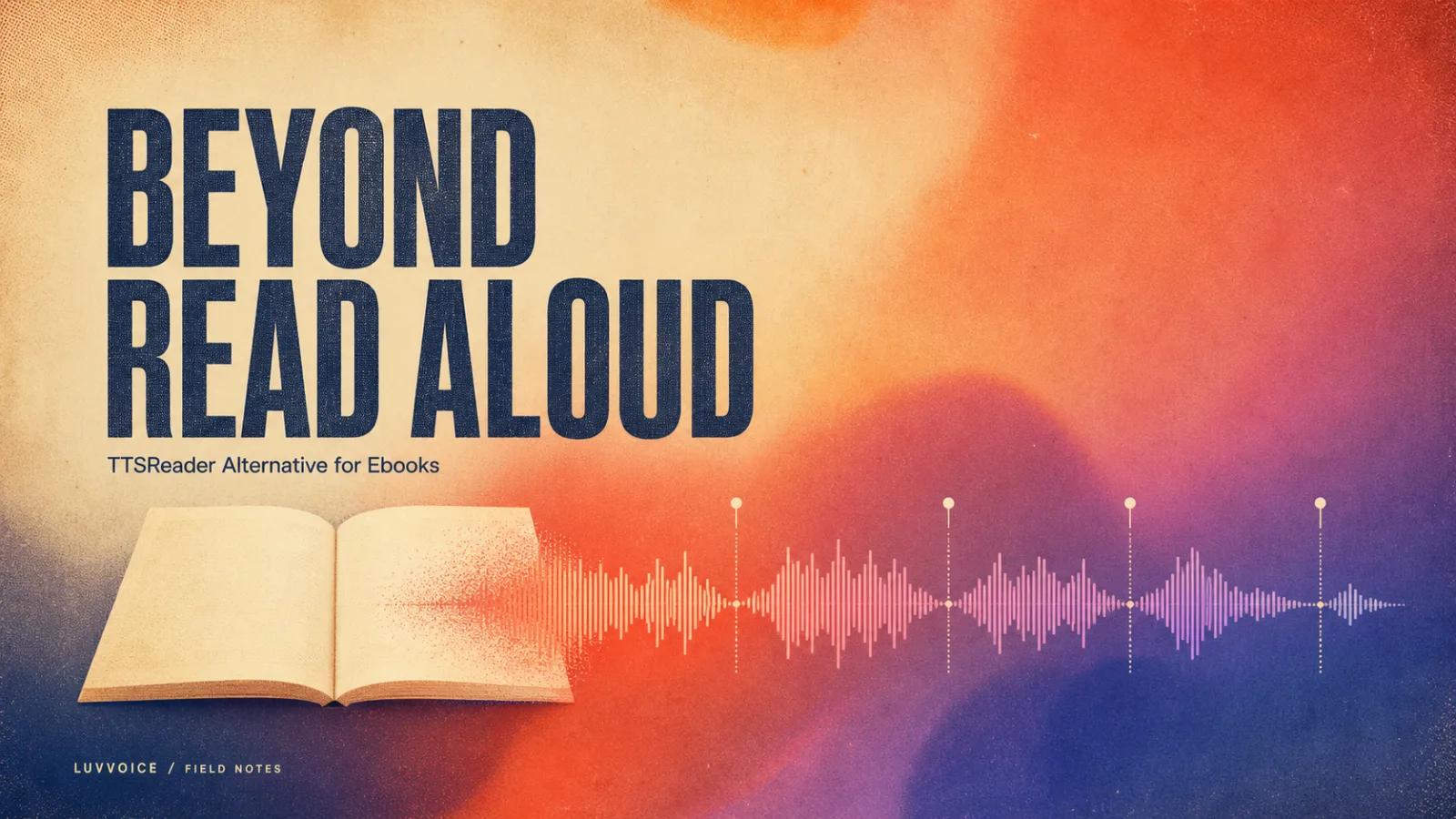 TTSReader Alternative 2026: A Better Way to Turn Ebooks into Audiobooks