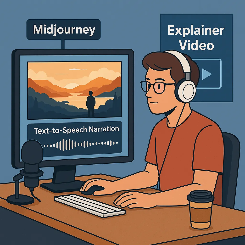 Midjourney AI Voice Workflow